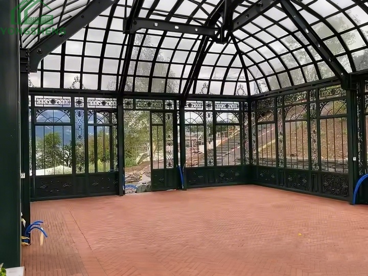 Glass Victorian Conservatory Greenhouse For Sale